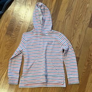 Vineyard Vines Red and Blue Striped Hoodie